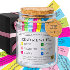 Bible Verse Jar, Read Me When Bible Verses Jar for Daily Encouragement - Christi picture