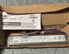 Philips Bodine B50 Ballast 1 or 2 Lamp 90 Min 120-277 Vac 5.0W Emergency Backup picture