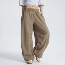 Women's High-Rise Baggy Pants - Wild Fable Heather picture