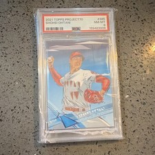 ‼️READ DESCRIPTION‼️ Topps 2021 Project70 Shohei Ohtani #385 PSA 8 picture