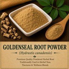 Goldenseal Root Powder (Hydrastis canadensis) Premium Herbal Root Powder picture