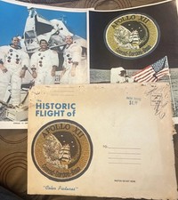 The Historic Flight of Apollo XII- Apollo 12-8 Color Pictures Collector Set- Vtg picture