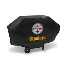 Pittsburgh Steelers NFL Barbecue BBQ Grill Cover Rico Industries Up To 68 Inches picture