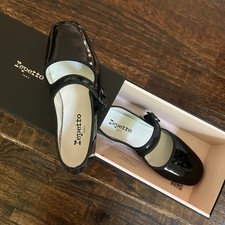 Repetto strap ballet shoes patent  36 picture