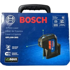 Bosch GPL100-30G Green Beam 3 Point Self Leveling Laser Level w Case picture