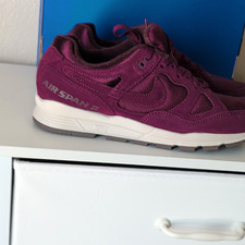 Nike Air Span II Men’s Low Top Lace Up Athletic Sneakers Burgundy picture