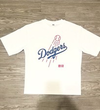 Uniqlo Los Angeles Dodgers MLB White Graphic T-Shirt LA Size: XL Collectors Item picture