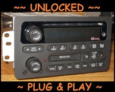 UNLOCKED OEM 2001-2005 Chevy Venture MONTE CARLO SS CD Cassette Radio Impala picture