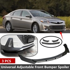 Add-on Universal Fit For 2013-18 Toyota Avalon Front Lip Spoiler Splitter Black picture