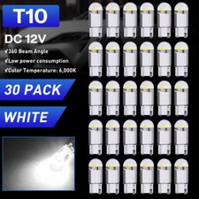 30pcs LED Bulbs T10 W5W 2825 Combo License Plate Interior Indicator Lights picture
