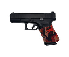 Dark Red Camo Tactical Grip Sleeve For Glock (Fits Standard Size And V Models) picture