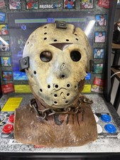 1988 Friday The 13th Part VII Jason Voorhees Lars10 Hero Hockey Mask Signed RARE picture