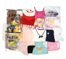 Wholesale Bulk Lot Of 22 Girls Size 9 12 Month Mix Season Tops Bottoms Bodysuits picture