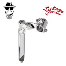 ORIGINAL LOWRIDER BRANDED ALL TWISTED BICYCLE STEEL STEM 21.1MM CHROME picture
