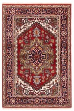 Vintage Traditional Hand-Knotted Area Rug 4'0
