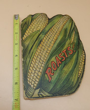 Antique 1905 Book ROASTS by W.M Rhoads RARE figural corn cover picture