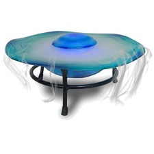 Elegant 8-Inch LED Mist Fountain: Multi-Purpose Humidifier for Home Relaxation picture
