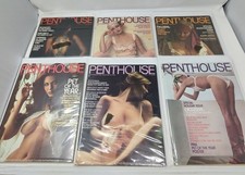 Lot of 6 1970s Penthouse Adult Magazines Playboy Vintage Mens Adult Mags VGC picture