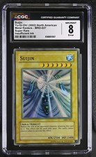 2002 Yu-Gi-Oh Suijin MRD-027 FADED Super Rare CGC 8 Vintage Error picture