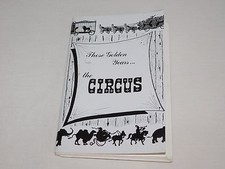 VINTAGE 1971 JOHN PAPP THOSE GOLDEN YEARS THE CIRCUS BOOK picture