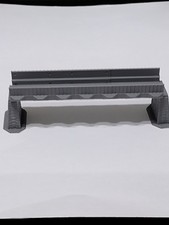 N Scale single Girder Bridge with 2 bridge pilers vintage design   3d printed picture