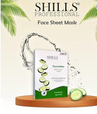SHILLS Professional Cucumber Face Sheet Mask,Hydrating and Moisturizing, 25g  picture