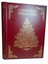 Christmas Treasures Easton Press 2000 Leather Illustrated Holiday Anthology FINE picture