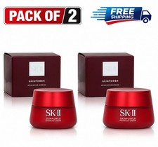 2 Pack SK-II SKINPOWER Advanced Cream 2.7oz 80ml Each Face Moisturizer New picture