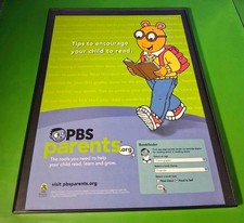 PBS Kids Arthur Framed Print Ad 2003 8.5x11 Vintage  picture
