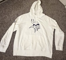 Nike NFL Minnesota Vikings white Hoodie Sweatshirt Size XL Brand New with Tags picture