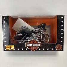 Maisto Harley Davidson Motorcycles Black FLHT Electra Glide Standard, NIB picture