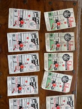 fulham football club programmes 1952/1953/1954 picture