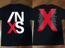 INXS X Factor Tour 1991 Concert Cotton Black All Size T Shirt BT356 picture