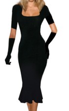 50% OFF SALE Vin. GORGEOUS DOLCE GABBANA ITALY Black dress size  40-42 picture