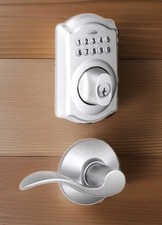 Schlage Camelot Single Cylinder Electronic Keypad Deadbolt w/Passage Accent Leve picture