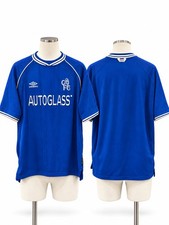 ORIGINAL Vintage 1999-2001 Chelsea FC Home Umbro Autoglass Football Shirt Jersey picture