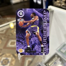 1999-00 Skybox NBA Hoops Calling Card #1 Kobe Bryant Double Pump Die Cut Insert picture