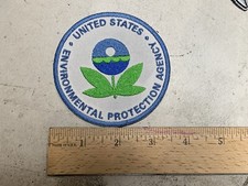 CUSTOM MADE Embroidered Environmental Protection Agency Patch picture