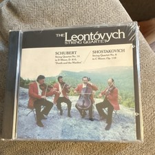 Leontóvych String Quartet: Schubert No. 14 / Shostakovich No. 8 (CD) picture