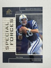 1998 SP Authentic Special Forces Peyton Manning Rookie #S22 #'d 109/1000 RC picture