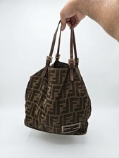 Fendi Vintage FF Zucca Brown Canvas Tote picture