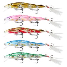 5pcs Minnow Fishing Lure Set - ABS Artificial Bait Kit 11.5cm 15.7g picture