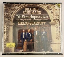 BRAHMS SCHUMANN DIE STREICHQUARTETTE MELOS QUARTETT GERMANY 3 CD SET picture
