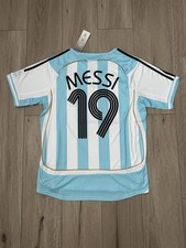 Argentina Messi Retro Jersey 2006 Blue Size M picture