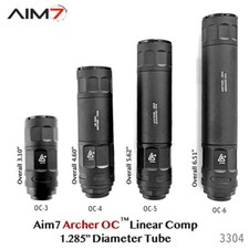 AIM7 ARCHER OC Linear Compensator Muzzle Brake - Open Front Multi-Cal .223 5.56 picture
