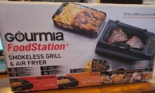 BRAND NEW Gourmia FoodStation 5-in-1 Smokeless Grill & Air Fryer  picture