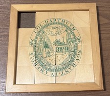 Vintage Dartmouth College Handmade Wooden Slider Puzzle – Acton MA Craftsmanship picture