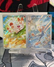 Scorbunny 225/217 (ASC) IR + Raboot 147/142 (SCR) IR Bundle NM Holofoil  picture