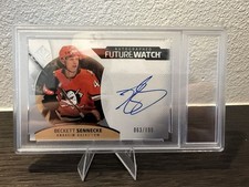 2025-26 Upper Deck SP Authentic Future Watch Auto Beckett Sennecke Ducks #170 picture