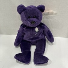 Vintage Ty Beanie Baby Princess Diana Bear 1997 - 5th Gen Hang Tag, P.E. Pellets picture